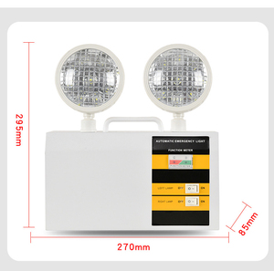 Venta directa de fábrica Placa de circuito ajustable de doble cabeza Luz de emergencia de fuego de doble cabeza recargable - Product Image 6