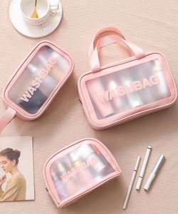 Women's <b>Transparent</b> PVC High Quality Portable Daily Life <b>Makeup</b> Cosmetics Pouch <b>Bag</b> Luxury Travel New Arrival Zipper - Product Image 3