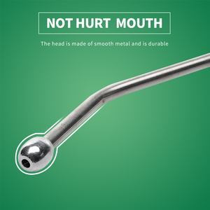 เข็มฉีดยาป้อนด้วยมือวัสดุเข็มสำหรับป้อนอาหารสัตว์หัวฉีดสเตนเลสสำหรับสัตวแพทย์ - Product Image 6