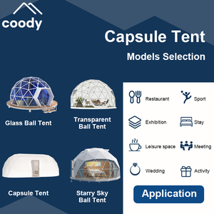 Tenda Capsula Coody per l'inverno, impermeabile, per <span class=keywords><strong>glamping</strong></span> di lusso, tende per hotel e <span class=keywords><strong>resort</strong></span>. - Product Image 6