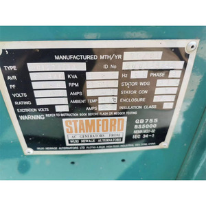 Xách tay 3 Máy phát điện <span class=keywords><strong>diesel</strong></span> Volvo Penta tad720ge động cơ 120kw nước tiếng ồn thấp Hệ thống làm mát ISO CE 50/60Hz Ba ATS 1500 vòng/phút - Product Image 2