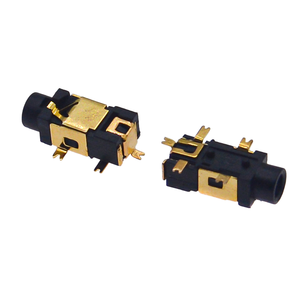 Prise audio PJ-209 2,5 mm, montage SMT 5 broches avec contacts plaqués or pour PC/ordinateur, connecteur femelle à montage en surface - Product Image 5