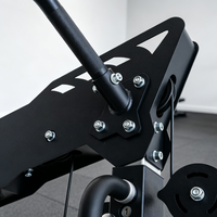 Appareil de musculation multifonctionnel commercial à double câble croisé, machine à poulies réglables avec double pile de poids pour salle de sport