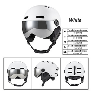 Mới ABS + EPS CE mở mặt Mũ bảo hiểm đi xe đạp xe đạp mùa đông ấm nửa mặt xe đạp xe máy Mũ bảo hiểm - Product Image 6