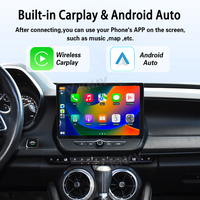 Autoradio Viknav 12 pouces à écran tactile pour Chevrolet Camaro 2016-2025 Lecteur multimédia Android Auto GPS Navigation CarPlay sans fil