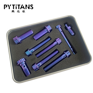 Chất lượng cao GR5 hợp kim Titan lớn bào ngư Caliper Vít bộ ốc vít được thiết kế đặc biệt cho sửa đổi xe máy - Product Image 3