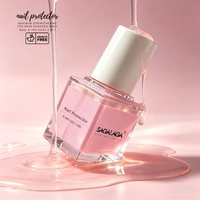 SAGALAGA Air Dry Nail Strengthener, durcisseur d'ongles naturel rose pour ongles faibles et abîmés, protecteur d'ongles, vernis protecteur
