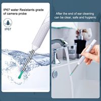 Nettoyant d'oreille professionnel pour l'élimination du cérumen avec caméra otoscope HD 1080P et lumière, plus 7 accessoires pour tous les téléphones iPhone et Android