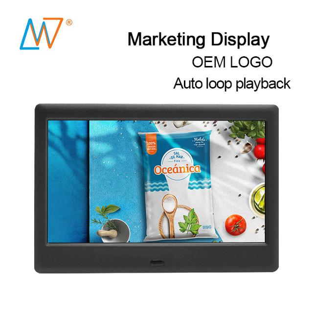 Good Quality 7inch LCD Electronic Digital Photo 7 Inch Sound Video Loop Advertising Video Picture Frame