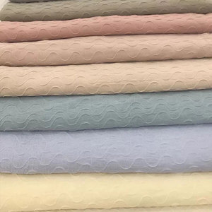 Tela de gasa de crepé para vestido y falda, tejido de alta calidad, elástico, versátil, ondulado, <span class=keywords><strong>100</strong></span> poliéster, para ropa - Product Image 6
