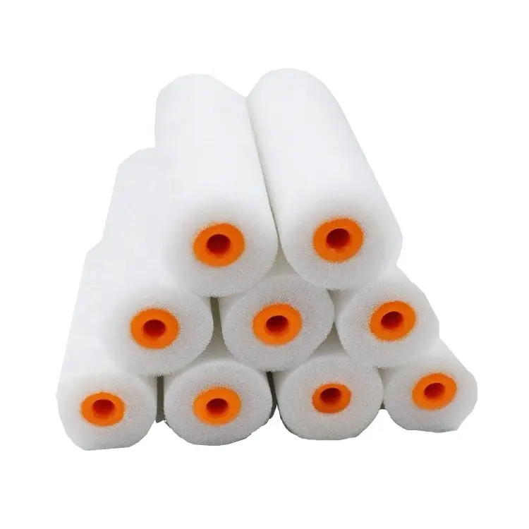 2023 BIYU 4 inch White Color Sponge Mini Roller Source Factory With Very Good Quality