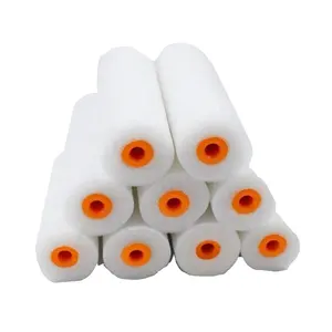 2023 BIYU 4 inch White Color Sponge Mini Roller Source Factory With Very Good Quality