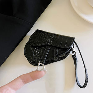 Étui de rangement portable suspendu de marque Fashion Crocodile pour écouteurs sans fil Apple <span class=keywords><strong>Airpods</strong></span> <span class=keywords><strong>3</strong></span> 4 Pro 2 <span class=keywords><strong>3</strong></span>, sacs universels avec pendentif - Product Image 5