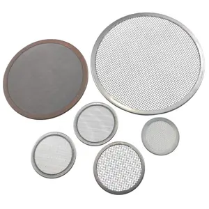 Round shape Stainless Steel Wire Mesh Disc Woven wire mesh Filter sheet mesh disc