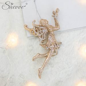 Décorations d'arbre de Noël faites à la main de luxe flocon de neige scintillant de haute qualité et breloques de guirlande boules pour ornements de vacances - Product Image 5