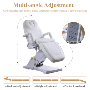 Lettino Massaggio Elettrico di Lusso per Estetica, Extension Ciglia, Sistema a 3 Motori, Colori Personalizzabili, Ideale per Spa, Saloni, Tatuaggi - Product Image 2