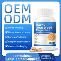 Capsules de Horny Goat Weed avec Ashwagandha, favorisent l'équilibre hormonal et la vitalité masculine