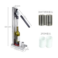 Machine manuelle à insérer les bouteilles en verre, appareil de pression pour vin rouge ou bois