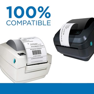 Vĩnh viễn dính đục lỗ 1744907 4XL 4 "x 6" 4x6 Trắng trống vận chuyển trực tiếp nhãn nhiệt - Product Image 2