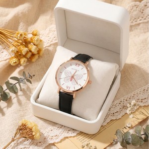 Nouvelle Série 2026 – Coffret Cadeau Montre Élégante pour Femme – Télémètre Numérique Simple Blanc + Accessoires Papillon - Product Image 4