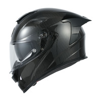 Casque de motocross pour homme 936 avec double visière, coque en fibre de carbone, ajustement universel pour toutes les saisons