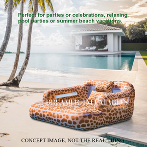 Grande piscine gonflable <span class=keywords><strong>Salon</strong></span> flottant imprimé léopard Piscine de carnaval <span class=keywords><strong>d</strong></span>'<span class=keywords><strong>été</strong></span> <span class=keywords><strong>Salon</strong></span> flottant - Product Image 4