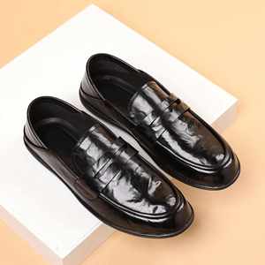 Top Luxury Designer Business Casual <b>Men's</b> <b>Dress</b> Shoes Fashion Square Toe Lace-up Breathable Lightweight Anti-Slip Party <b>Men</b> - Product Image 1