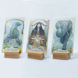 Divertissement de divination pour femmes Meilleur jeu de cartes de tarot Personnalisé de haute qualité Imprimé Tarot personnalisé Cartes Oracle - Product Image 4