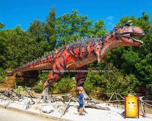 Dinosaurio Gigante Realista de Jurassic Park, Estatua de Carnotaurus - Product Image 6