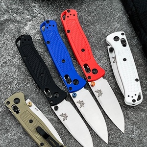 533 Bugout Pocket Knife Outdoor Camping Tactics Nylon Wave Fiber Handle Hunting Survival EDC Folding Knife <strong>Hand</strong> <strong>Tool</strong> US Shipping - Product Image 4