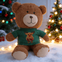 MSYO-T-shirt pull en peluche unisexe, 30cm, avec logo personnalisé, pour cadeau de Noël, à l'échelle 1:6