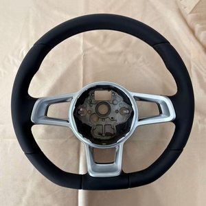 Volant de voiture en cuir pour Volkswagen CC MAGOTAN VW <span class=keywords><strong>Golf</strong></span> <span class=keywords><strong>4</strong></span> 5 6 <span class=keywords><strong>Golf</strong></span> 7 <span class=keywords><strong>R</strong></span> MK5 MK6 MK7 MK7.5 Polo Tiguan Passat GTl GTS GTD - Product Image 2