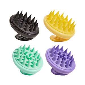 Brosse à cheveux pour massage du cuir chevelu, peigne à shampooing en plastique pour la relaxation de la tête et les soins du cuir chevelu - Product Image 1
