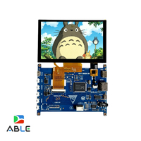 Módulo de Pantalla TFT Táctil Capacitiva HD MI de 5 Pulgadas, 800x480, 500 Cd/M2 para Raspberry Pi