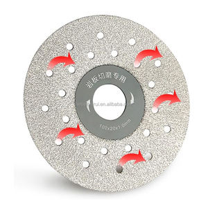 Disque de meulage de coupe de carreaux diamantés brasés sous vide de 4 pouces bon marché disque de coupe en grès <span class=keywords><strong>Dekton</strong></span> lame de scie pour la céramique - Product Image 3
