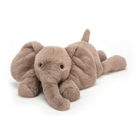 Peluches confortables en forme d'éléphant pour jeunes, super douces, en coton PP, 11-30 cm, cadeaux du Nouvel An, vente en gros