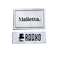 Étiquettes de vêtements certifiées GRS personnalisées Étiquette tissée pour vêtement, oreiller et canapé
