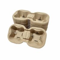 Kit électronique biodégradable de papier carton recyclé personnalisé boîte moulage plateau d'insertion de pâte mécanique pour emballage écologique