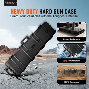 Waterproof Shockproof Rugged Hard Plastic Protective Camera Equipment Carry Case Gun Case With Foam Price