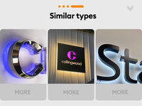 Lettres personnalisées en acrylique massif et acier inoxydable découpées au laser, avec éclairage LED, pour décoration murale, publicité, maison, mariage, fête, ou comme panneau nominatif.
