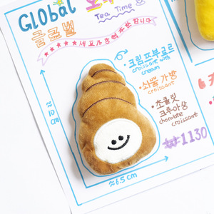 Juguete de Peluche para <span class=keywords><strong>Perros</strong></span> con Sonido, Mini Comida, Té de la Tarde, Croissant, Bagel, Limpieza Dental para Cachorros, Alivio del Aburrimiento, 12 Diseños - Product Image 6