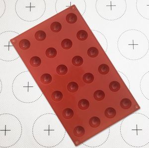 Moule à gâteau en silicone de qualité alimentaire, antiadhésif, écologique, demi-sphères, 24 cavités - Product Image 4