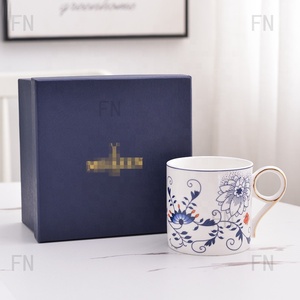Wholesale Blue Flower Tableware Restaurant Wedding <b>Dinner</b> Plate <b>Set</b> Ceramics Plates Dinnerware Dishes Porcelain for Home Country - Product Image 3