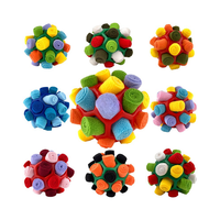 Jouet de puzzle olfactif pour chien, écologique, en forme de poisson, pour stimuler l'IQ, distributeur de nourriture à libération lente, pliable, pour l'entraînement des animaux de compagnie