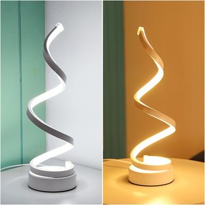 Có thể điều chỉnh độ sáng LED bàn đèn xoắn ốc thiết kế ổ cắm Powered LED bảng đèn - Product Image 2