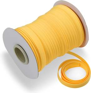 Cintade <span class=keywords><strong>Bies</strong></span> Custom Small Packing Poliéster/Algodón Doble pliegue Bias Tape para DIY <span class=keywords><strong>Costura</strong></span> de prendas - Product Image 5