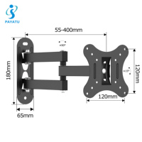Support mural universel pour téléviseurs LED LCD de 14 à 43 pouces – Vente en gros usine, haute qualité