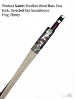 MiaoSenGuang ZWA9 German Style Cello Bow 3/4 4/4 Brazilwood Stick Polished Finish Good Handfeel for Professional Performance