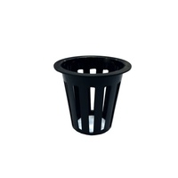 Pot en filet plastique PP de 2 pouces, noir ou blanc, pour système hydroponique NFT, culture de légumes