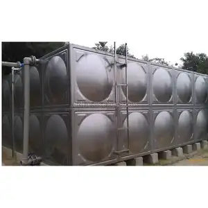 Venda quente Modular Quadrado De Solda Em Aço Inoxidável Tanque de Armazenamento de Água 5000 Litro Galão 50000 Litros Cúbicos Pressionado Tanque de Água Preço